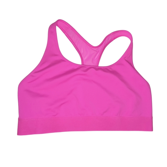 Victoria's Secret Hot Pink Bubble Gum Barbie Mesh Sports Bra, M - Picture 1 of 7